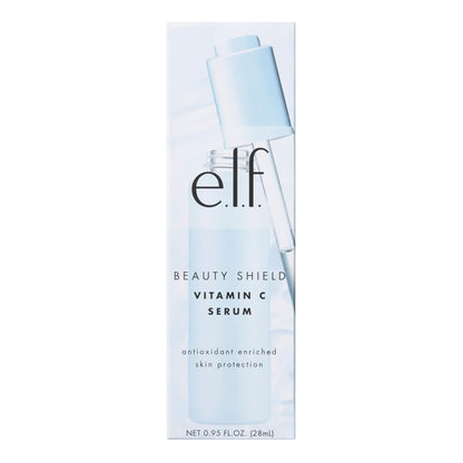 e.l.f. Beauty Shield Vitamin C Serum packaging on a white background