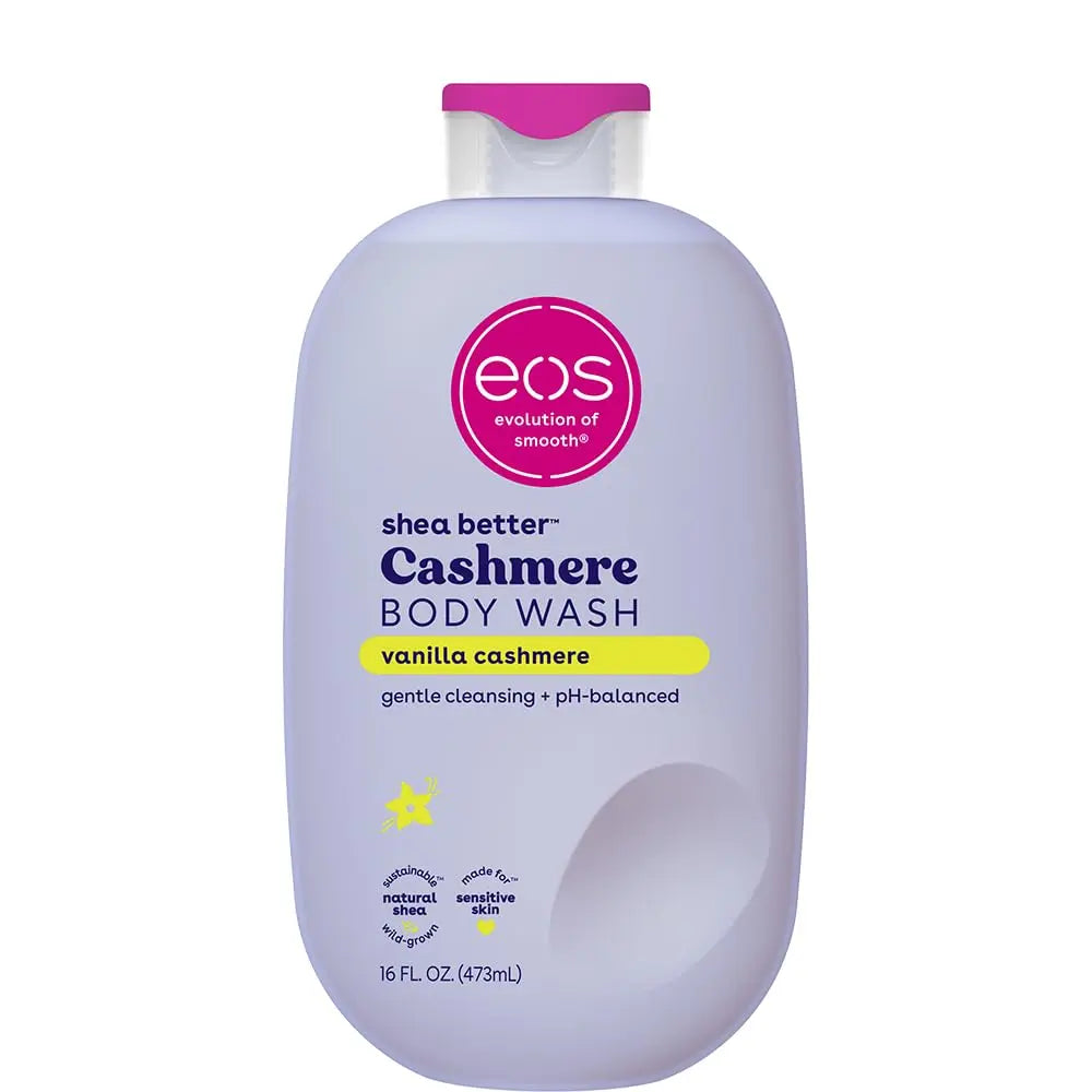 EOS , Body Wash, Shea Better Cashmere , Vanilla Cashmere, 473 ml - Antiaging Cosmetics