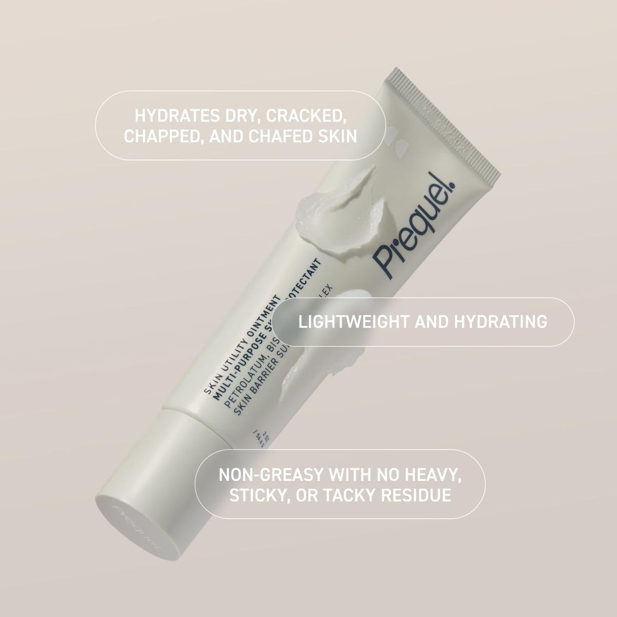 Prequel Skin Utility Ointment – 45% Petrolatum Moisturizing Skin Protectant 56.6gr - Antiaging Cosmetics