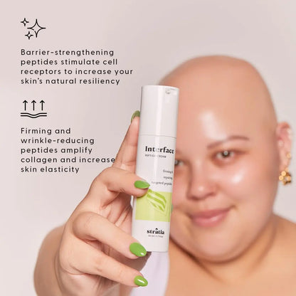 Stratia Interface Peptide Moisturizer Hydrating Barrier Repair Anti Aging Cream 50ml Stratia