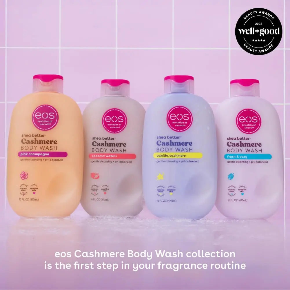 EOS , Body Wash, Shea Better Cashmere , Vanilla Cashmere, 473 ml - Antiaging Cosmetics