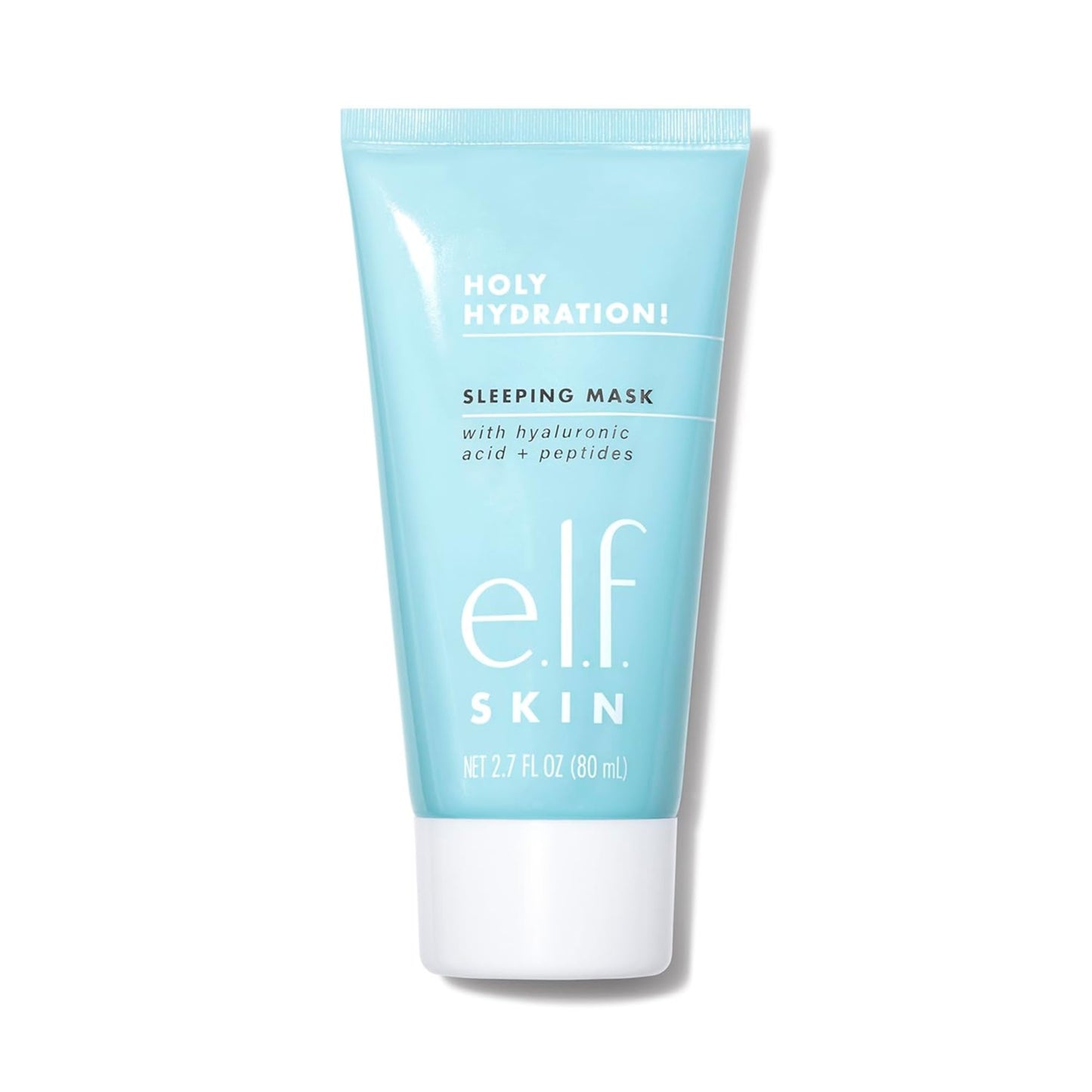 Tube of e.l.f. Skin Holy Hydration Sleeping Mask on a white background