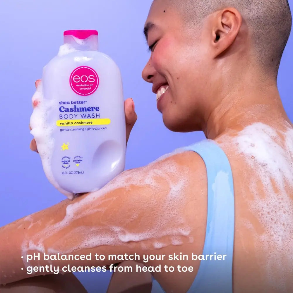 EOS , Body Wash, Shea Better Cashmere , Vanilla Cashmere, 473 ml - Antiaging Cosmetics