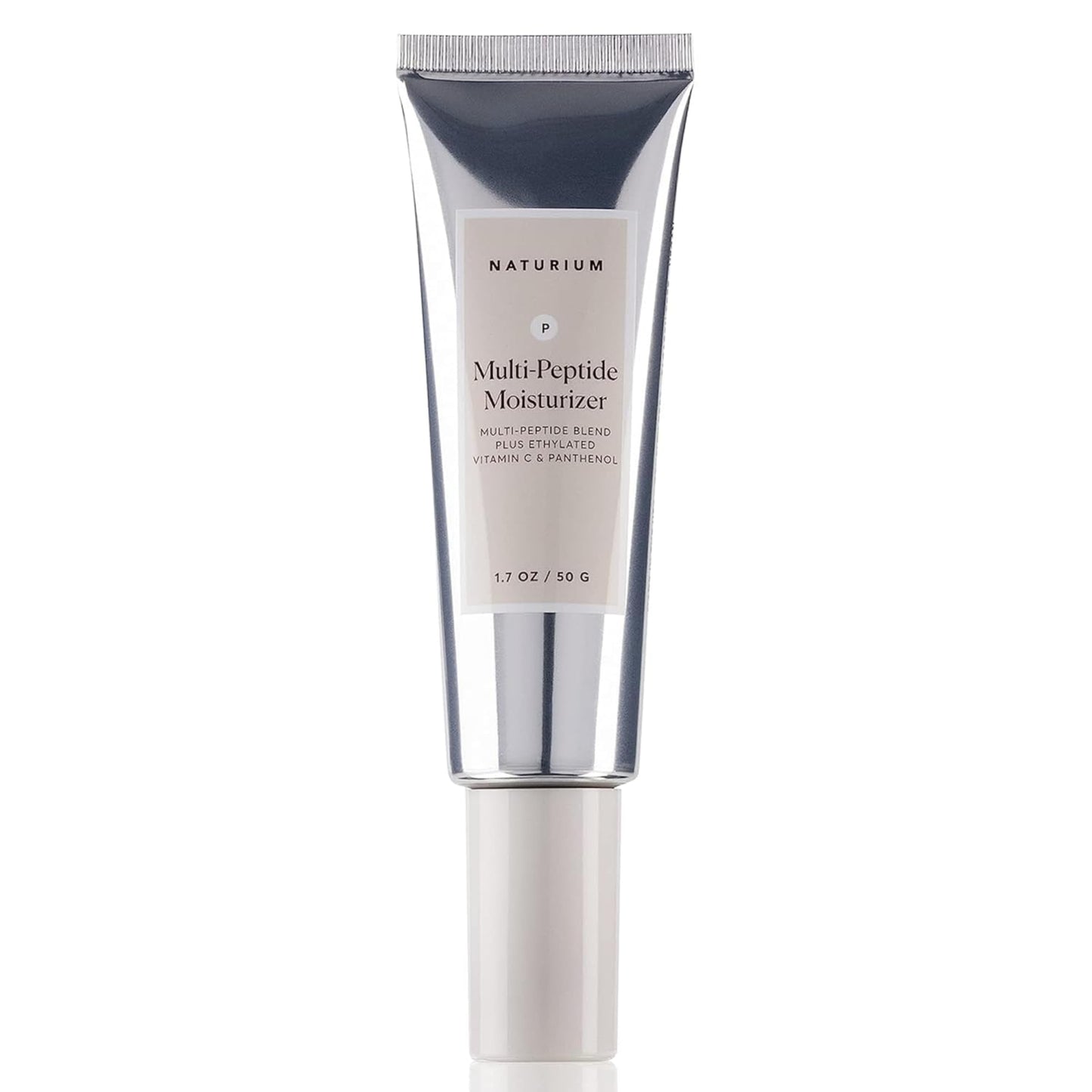 Naturium Multi-Peptide Moisturizer tube on a white background