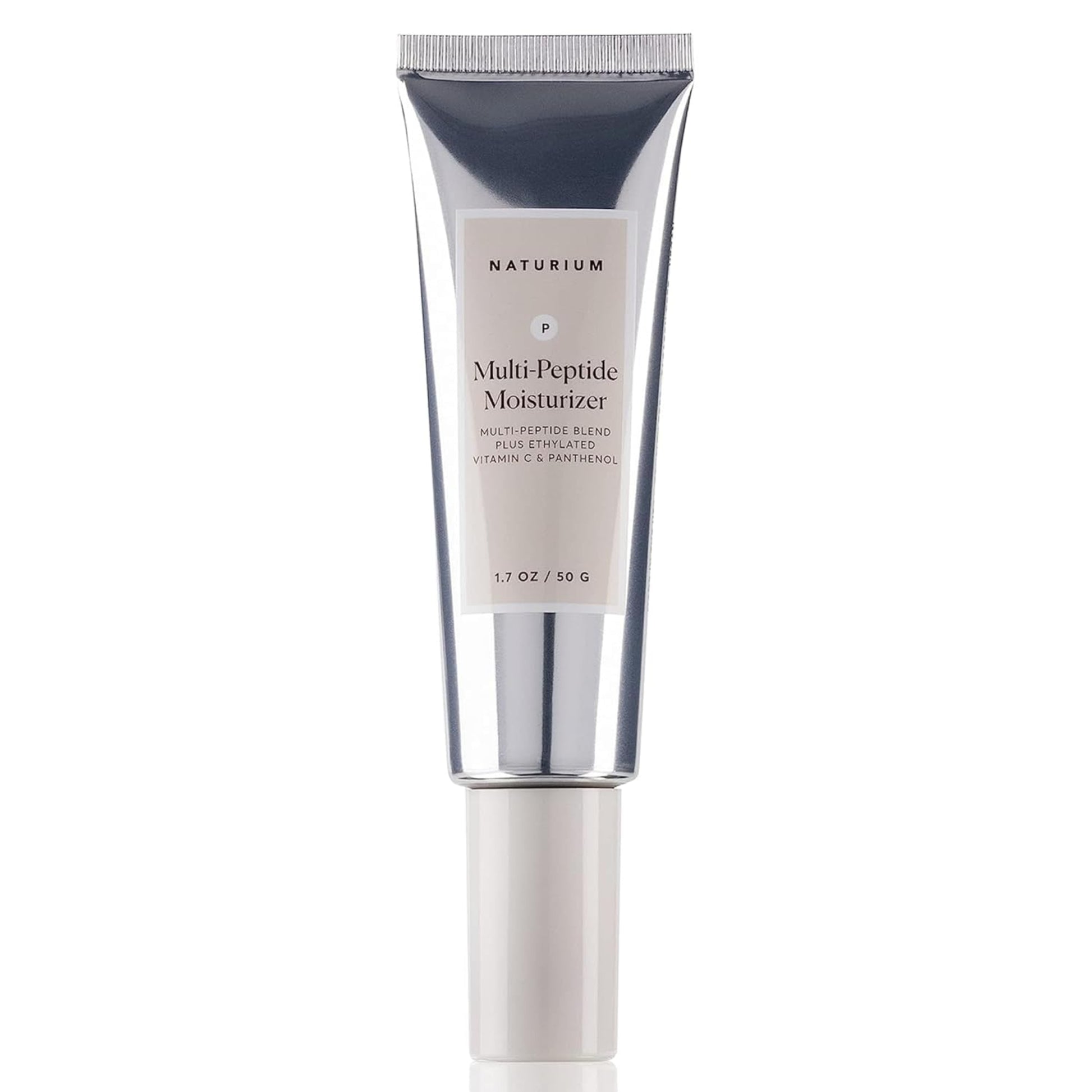 Naturium Multi-Peptide Moisturizer tube on a white background