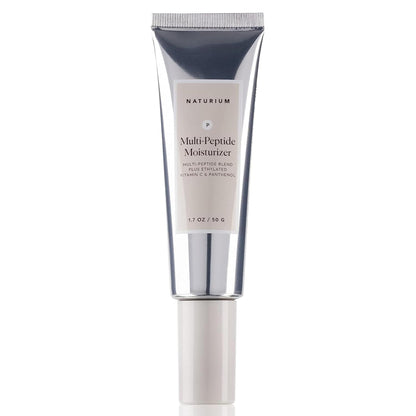 Naturium Multi-Peptide Moisturizer tube on a white background