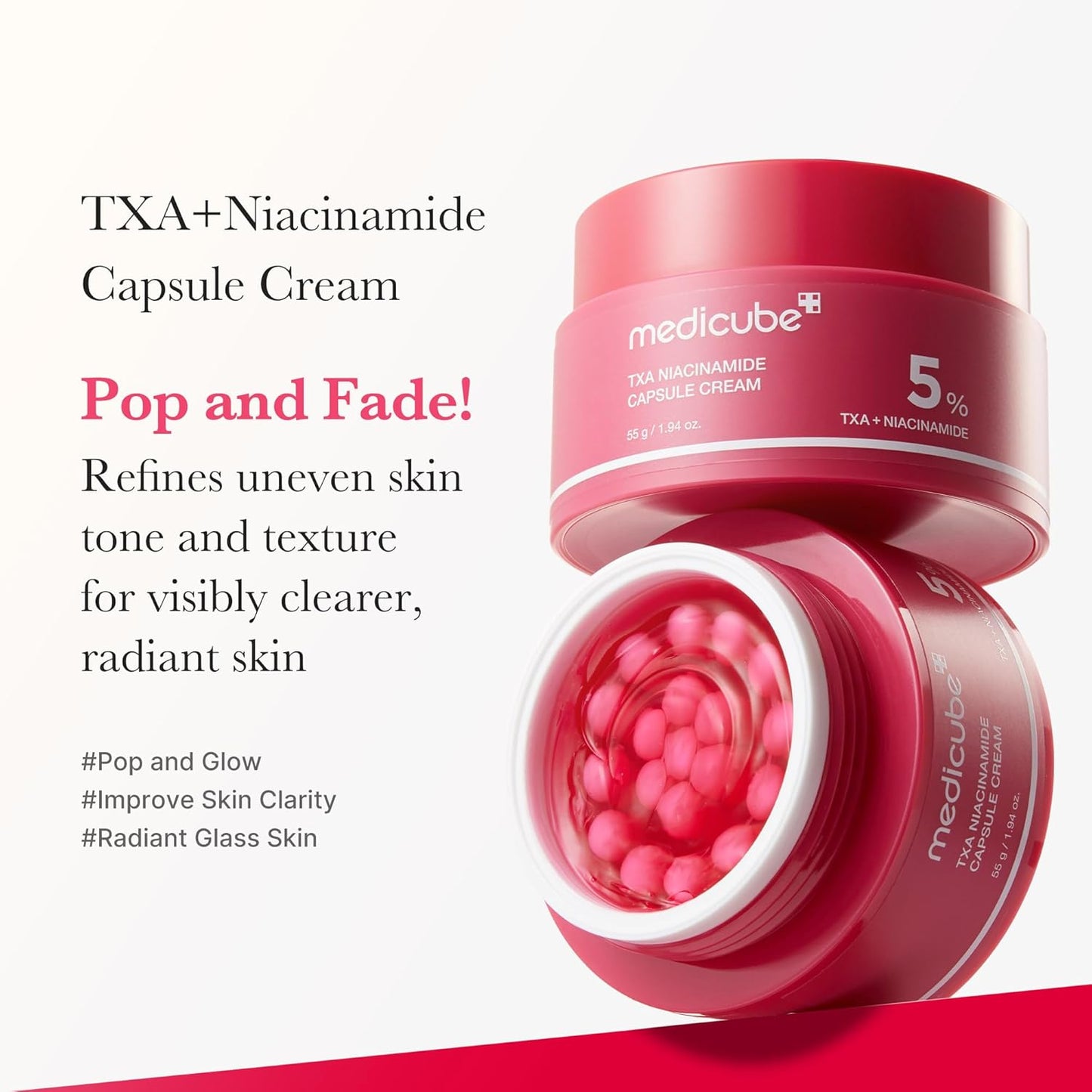 Medicube- TXA Tranexamic+Niacinamide Capsule Cream- 55gr