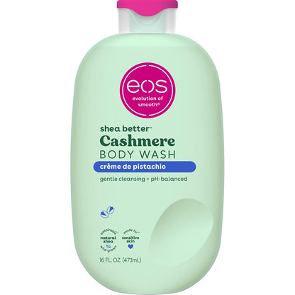 eos Cashmere Body Wash – Creme de Pistachio, Moisturizing Shower Gel 473ml EOS