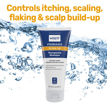 MG217- COAL TAR 3%  Psoriasis Shampoo -240ml