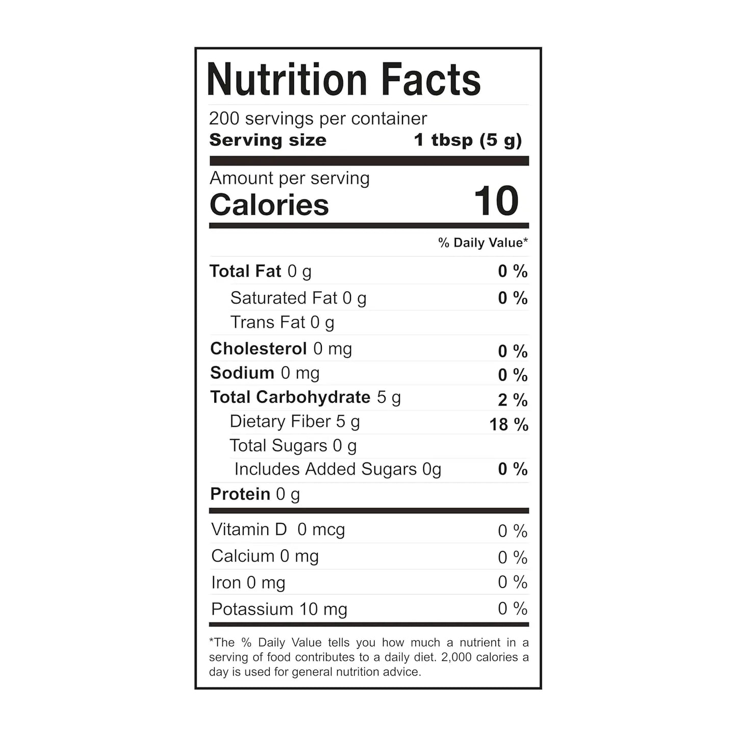 BLUEGREEN Organics, Organic Agave Inulin Powder, for coffee, beverages or baking, 350gr Bluegreen Organics