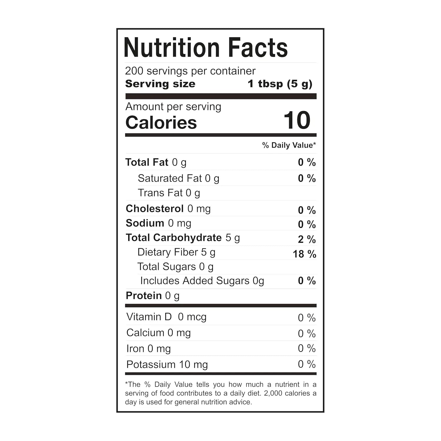 BLUEGREEN Organics, Organic Agave Inulin Powder, for coffee, beverages or baking, 350gr Bluegreen Organics