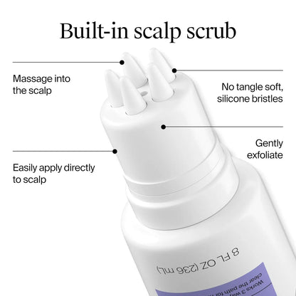 Neutrogena Hair Restore Scalp Detox Cleanser – Triple Acid Clarifying Scalp Treatment, Buildup Removal, Sulfate-Free, 236ml - Antiaging Cosmetics