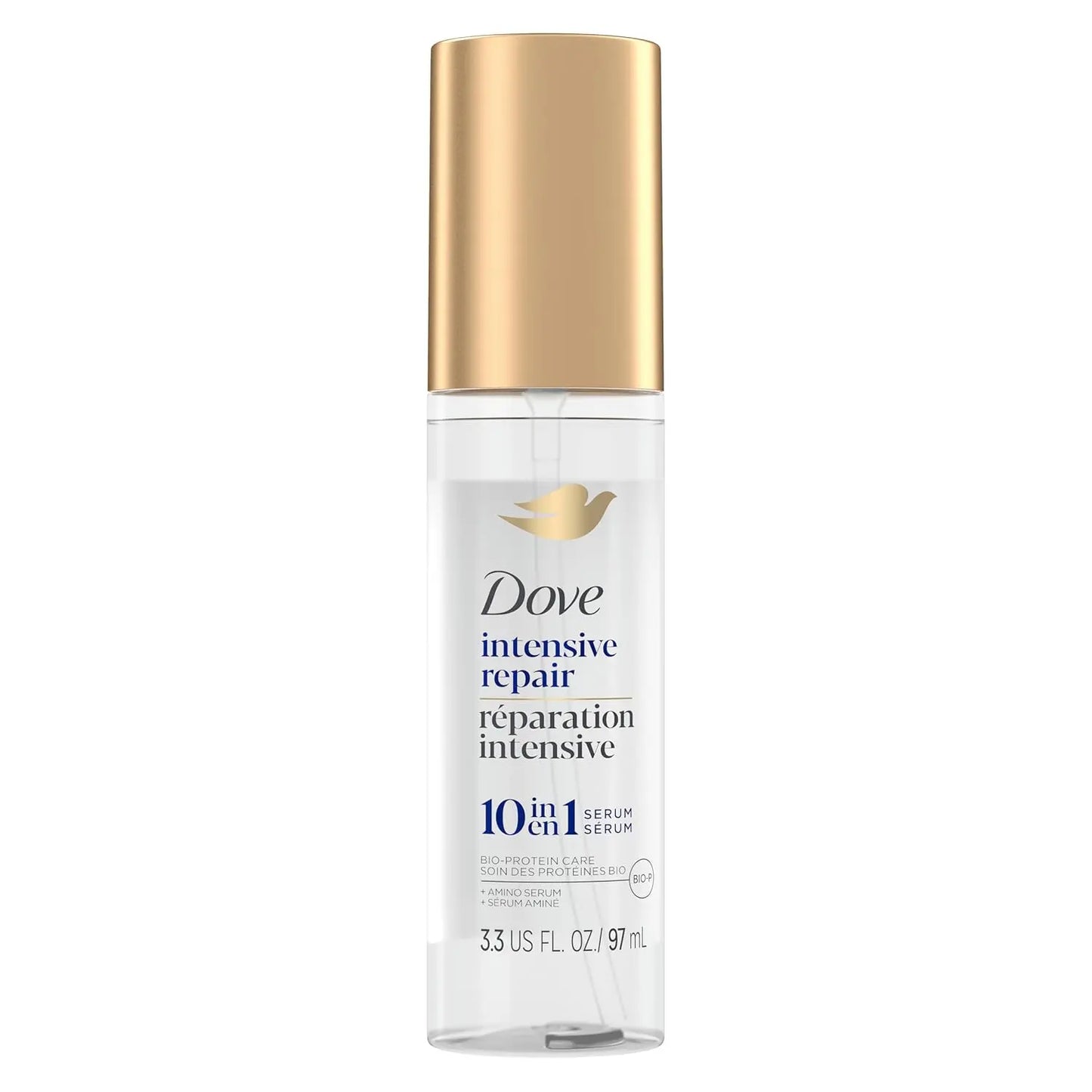 Dove Intensive Repair Amino Serum for Damaged Hair – Bio-Protein Care Hair Repair Serum, Shine & Smoothness, 97ml - Antiaging Cosmetics