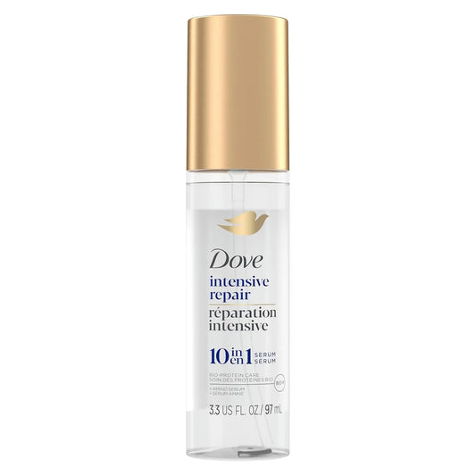Dove Intensive Repair Amino Serum for Damaged Hair – Bio-Protein Care Hair Repair Serum, Shine & Smoothness, 97ml - Antiaging Cosmetics