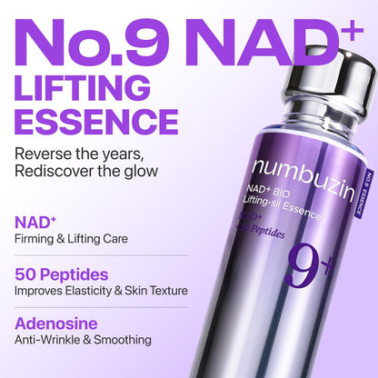 Numbuzin No.9 NAD+ BIO Peptide Lifting Serum for Glow, Firming & Wrinkles-50ml