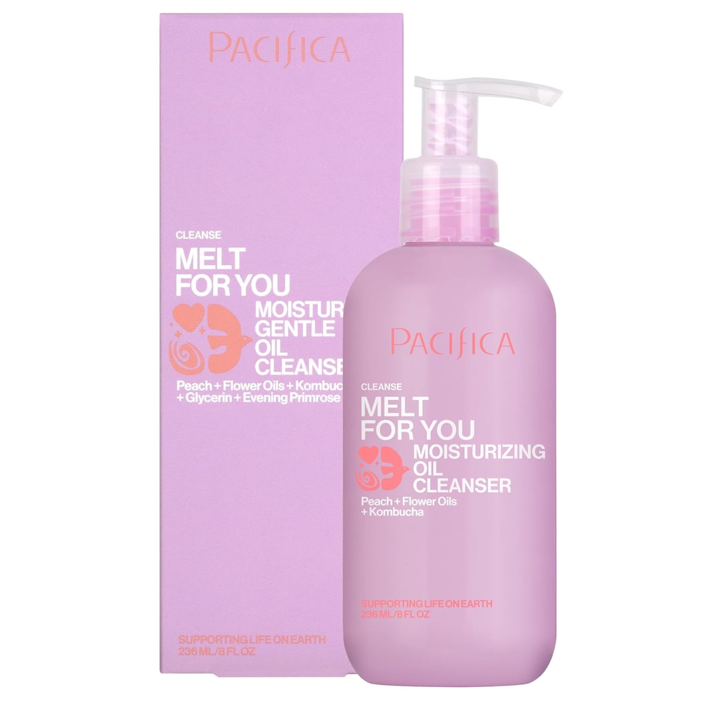Pacifica Melt For You Facial Cleansing Oil –Makeup Remover Oil Cleanser-236ml