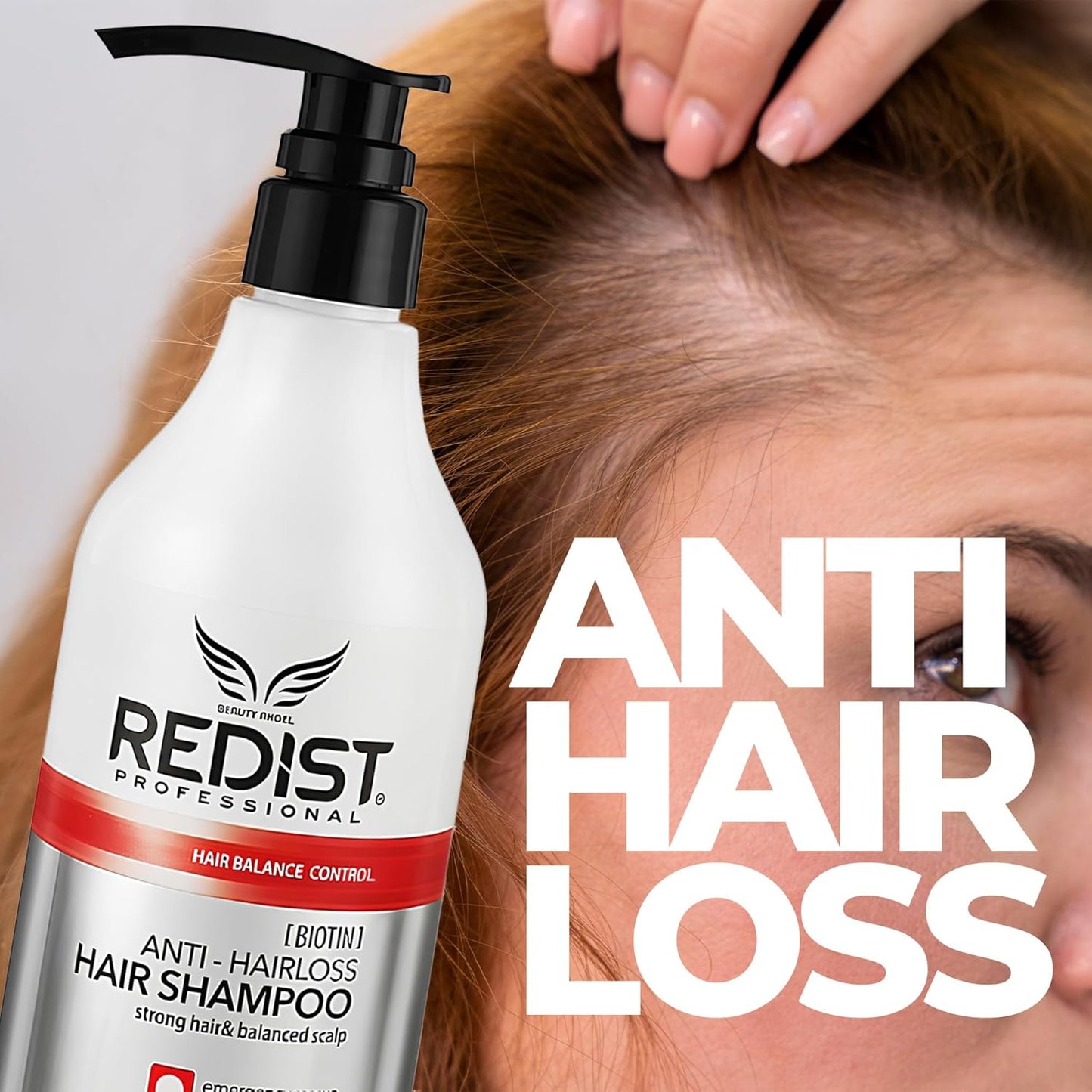 Redist Anti Hair Loss Shampoo 500ml Strengthening Nourishing Shampoo for Thinning Hair,500ml Redist