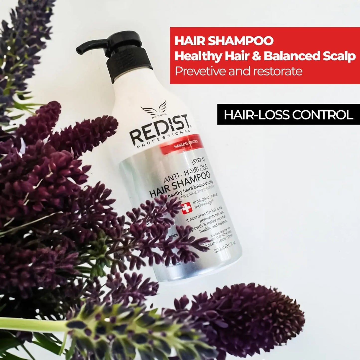 Redist Anti Hair Loss Shampoo 500ml Strengthening Nourishing Shampoo for Thinning Hair,500ml Redist