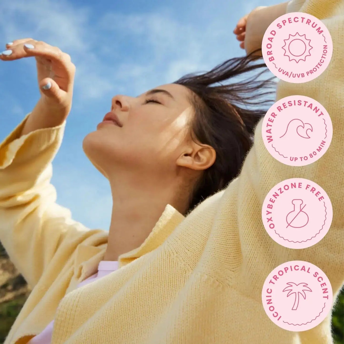 Mineral Powder Sunscreen SPF 30 – Hawaiian Tropic Brush - Antiaging Cosmetics