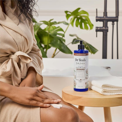 Dr Teal's, Body Lotion, 24h moisture, Coconut, Essential oils, 532ml