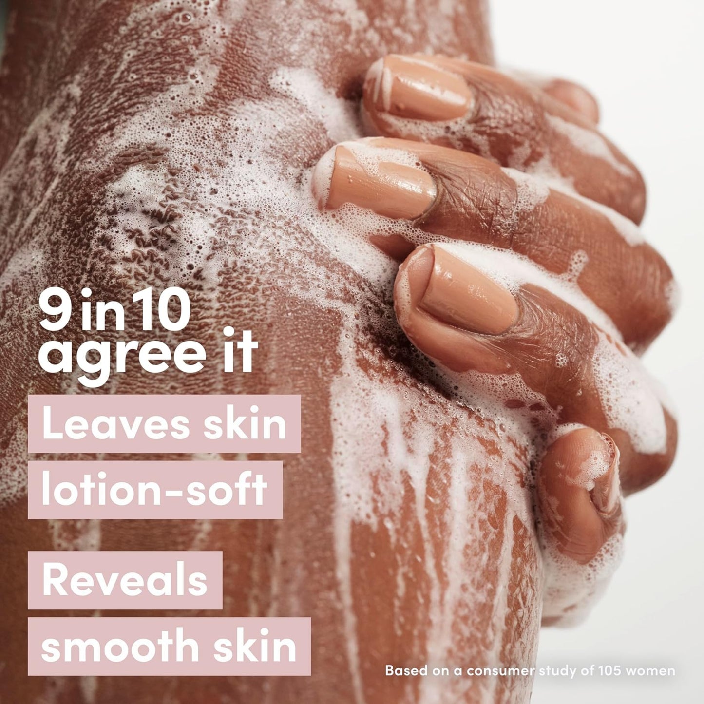 Dove -Exfoliating Body Wash Melanin 5% pro-ceramide serum with BHA- 18.5 oz( 547ml)