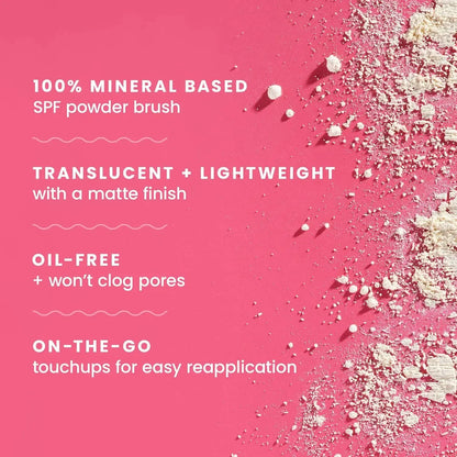 Mineral Powder Sunscreen SPF 30 – Hawaiian Tropic Brush - Antiaging Cosmetics