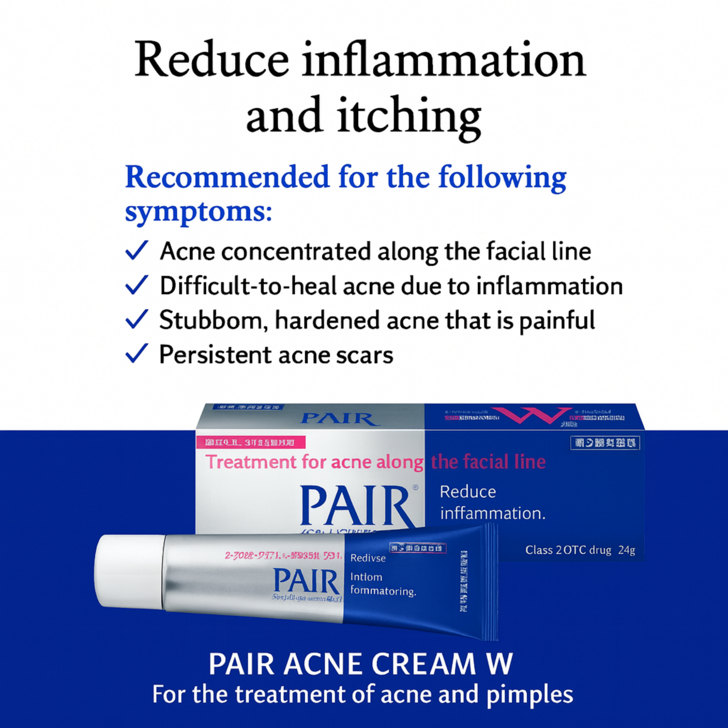 Lion, Pair acne cream,W, 14/24gr