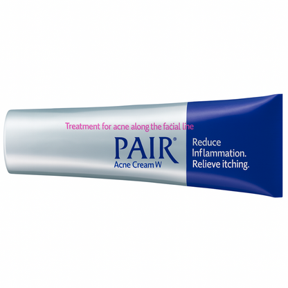 PAIR Acne Cream W tube on a white background