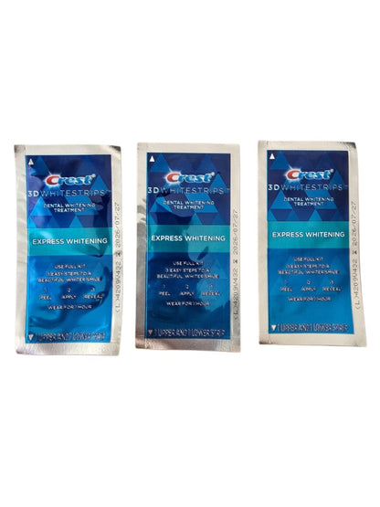 CREST- - Whitening strips/Express Whitening- 3 pcs