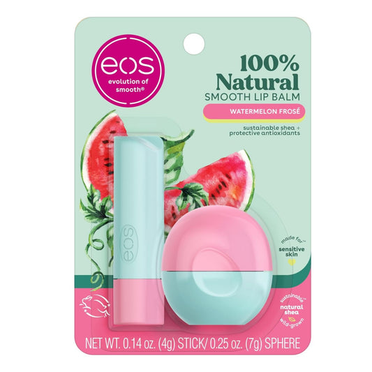 EOS -FlavorLab Lip Balm Stick and Sphere, Watermelon Frosé-11 gr.