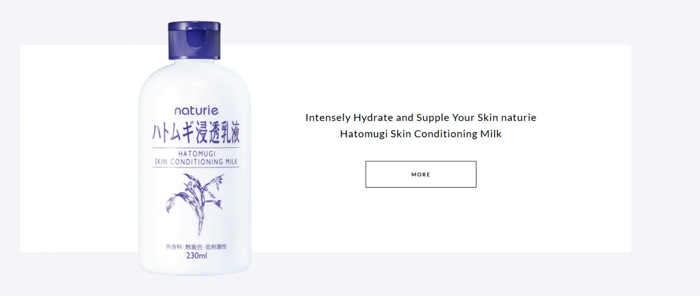 Naturie -Hatomugi Skin Conditioning Milk- 230ml Naturie