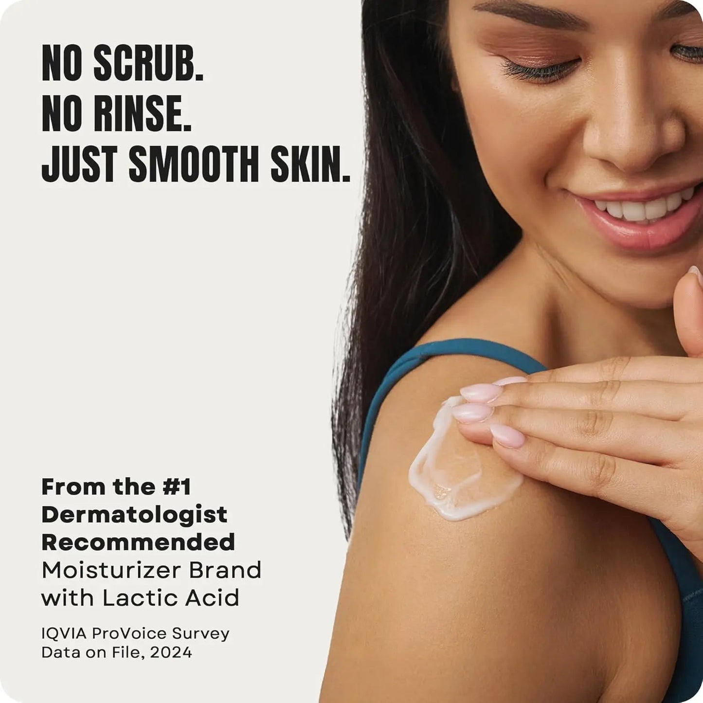 Exfoliating Moisturizer with 12% Lactic Acid 225gr - AmLactin Daily Nourish Body Lotion - Antiaging Cosmetics