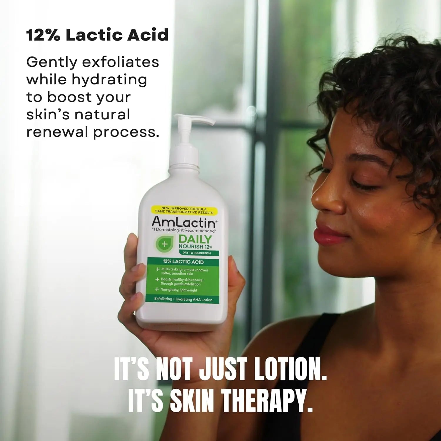 AmLactin - Daily Moisturizing Lotion with 12% Lactic - 225gr - Antiaging Cosmetics