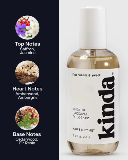 Belcam Perfumes - KINDA I’m Warm & Sweet Hair & Body Mist - Antiaging Cosmetics