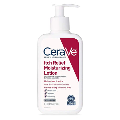 CeraVe - Anti Itch Moisturizing, Lotion with Pramoxine Hydrochloride - 8oz(237ml) - Antiaging Cosmetics