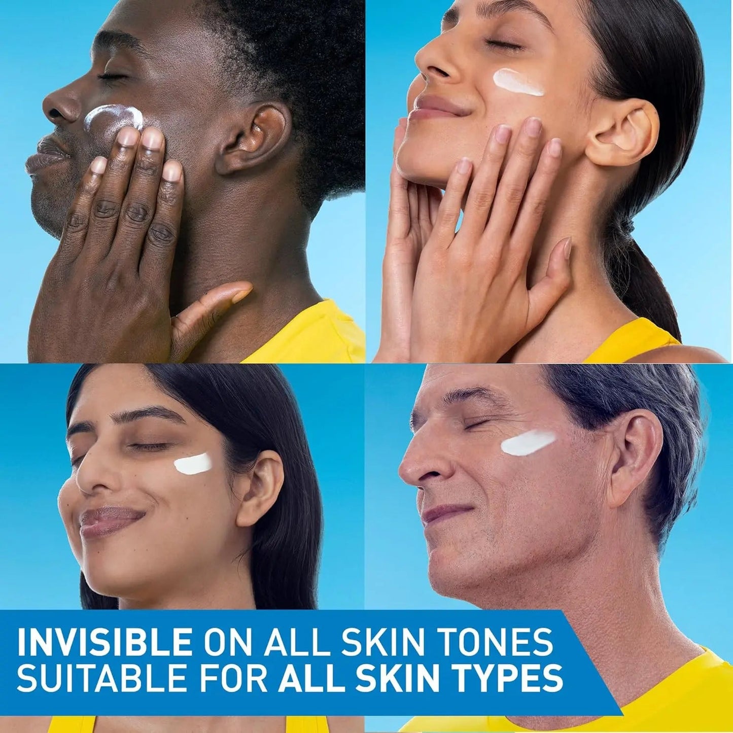 CeraVe SPF 50 Mineral Sunscreen for Face, Sensitive Skin, 48ml - Antiaging Cosmetics