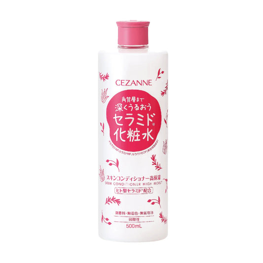 Cezanne Skin Conditioner Ceramide High Moist - 500ml - Antiaging Cosmetics