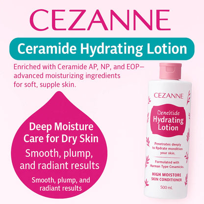 Cezanne Skin Conditioner Ceramide High Moist - 500ml - Antiaging Cosmetics