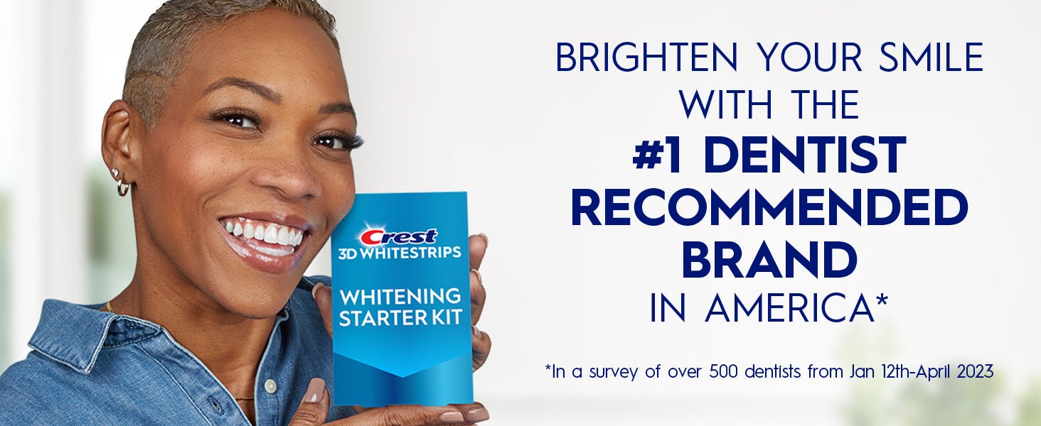 CREST 3D Whitening strips, whitening starter kit, 20strips - Antiaging Cosmetics