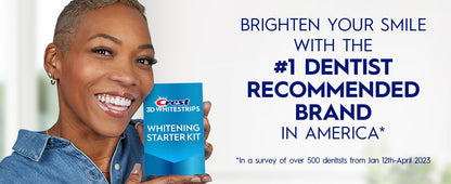 CREST 3D Whitening strips, whitening starter kit, 20strips - Antiaging Cosmetics