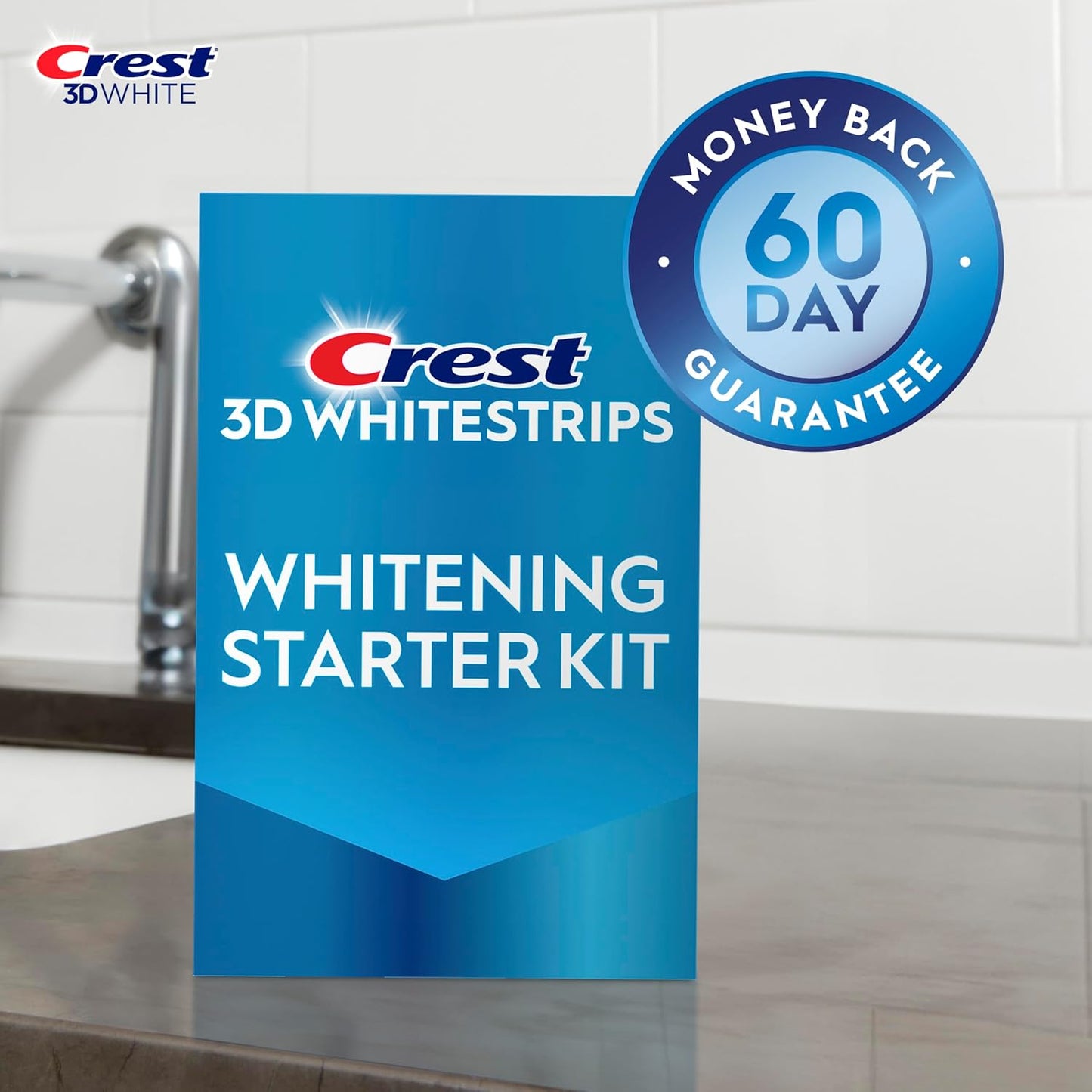 CREST 3D Whitening strips, whitening starter kit, 20strips - Antiaging Cosmetics