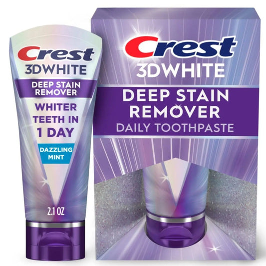 Crest 3DWhite Brilliance Deep Stain Remover Dazzling Mint Toothpaste - 59gr - Antiaging Cosmetics