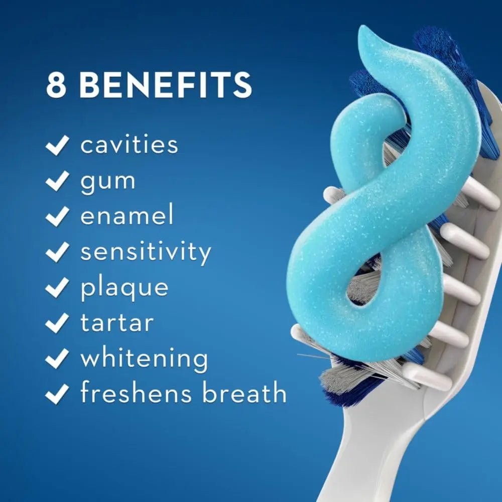 Crest Base Pro - Health Whitening Toothpaste Triple Pack, Teeth Whitening (365g) - Antiaging Cosmetics