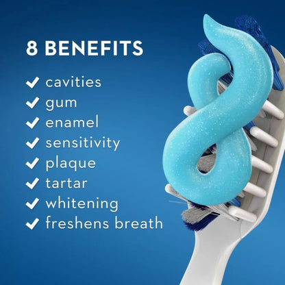 Crest Base Pro - Health Whitening Toothpaste Triple Pack, Teeth Whitening (365g) - Antiaging Cosmetics