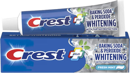 CREST Toothpaste Whitening Baking Soda & Peroxide - 161gr - Antiaging Cosmetics