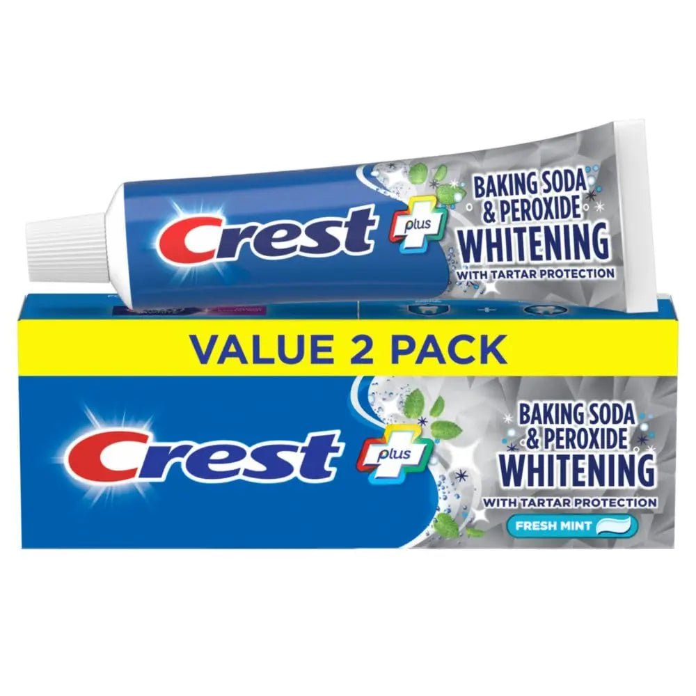 CREST Toothpaste Whitening Baking Soda & Peroxide - 161gr - Antiaging Cosmetics