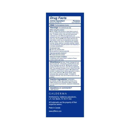 DIFFERIN - Acne Treatment Deep Cleanser Benzoyl peroxide 5% - 118ml - Antiaging Cosmetics