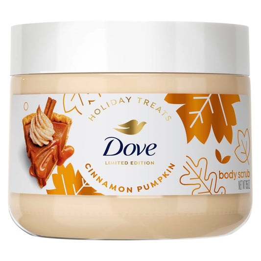 Dove Cinnamon Pumpkin Pie Body Scrub – Limited Edition Holiday Treats, 425gr - Antiaging Cosmetics