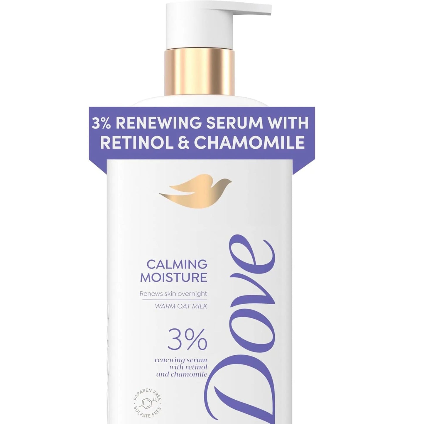 Dove Serum ,Body Wash Calming Moisture renews skin with Retinol Serum - 18.5 Fl Oz(547ml) - Antiaging Cosmetics