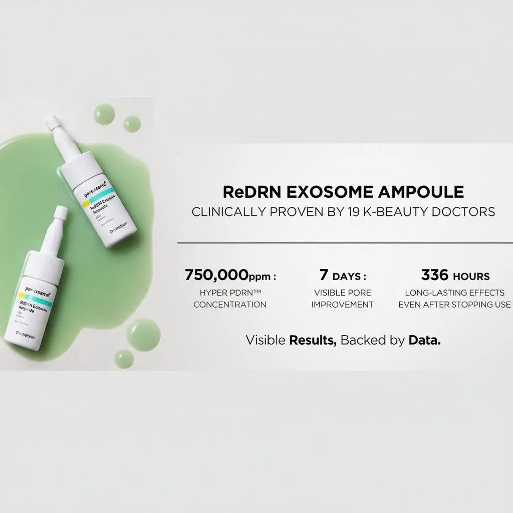Dr Nineteen, ReDRN Exosome Ampoule, PDRN, Exosome, Retinol - 2 ampoules (0.50 fl.oz. X 2EA) - Antiaging Cosmetics